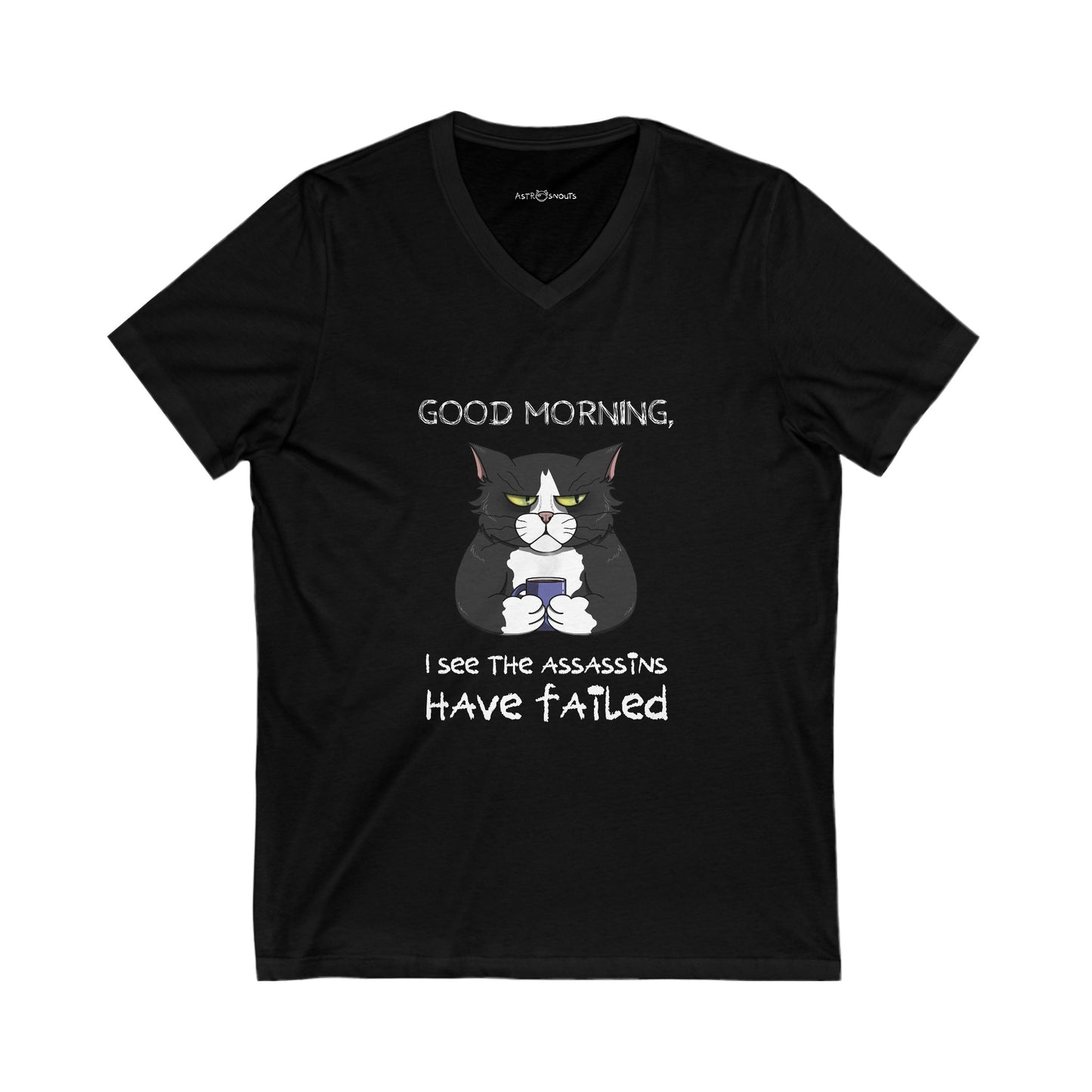 Good Morning Unisex V-Neck T-shirt