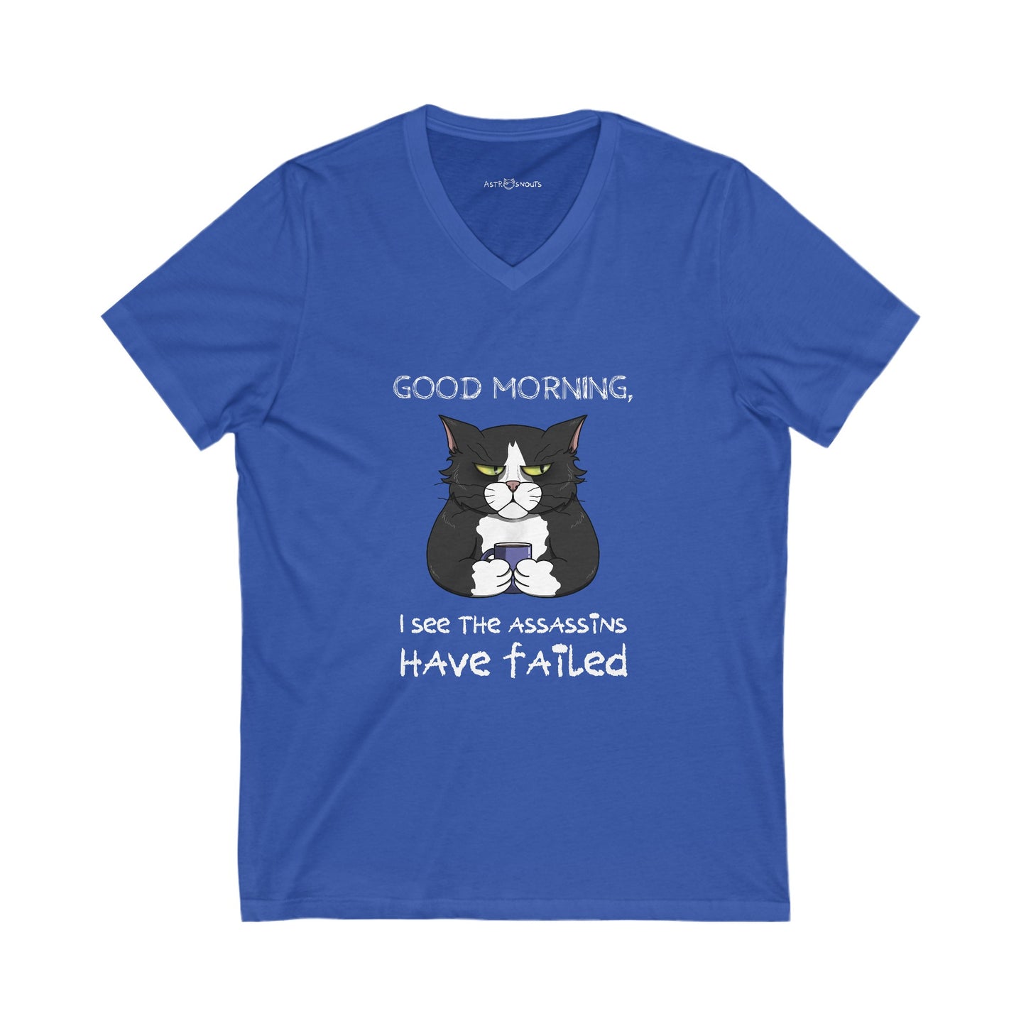 Good Morning Unisex V-Neck T-shirt