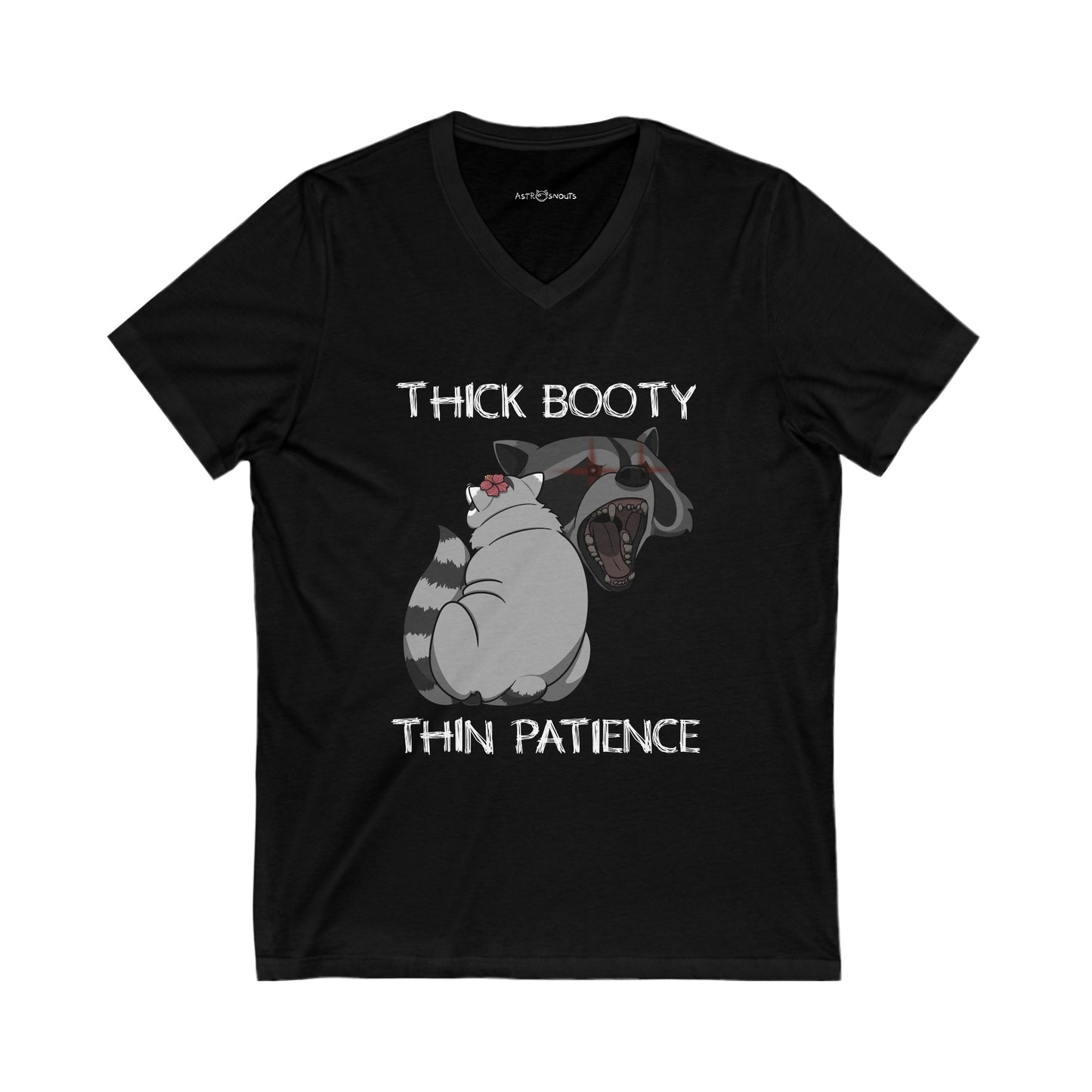 Thic'n'thin Unisex V-Neck T-shirt