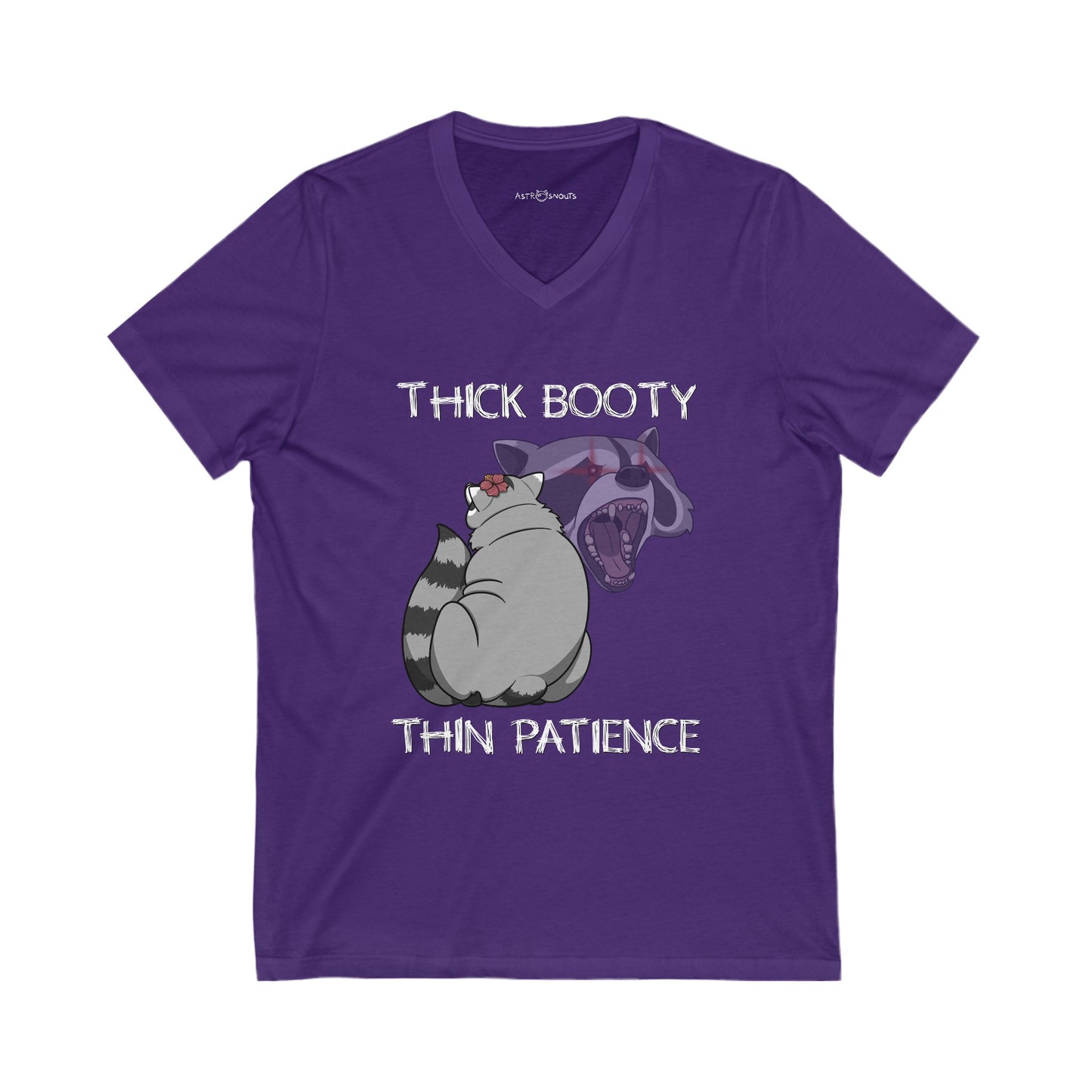 Thic'n'thin Unisex V-Neck T-shirt