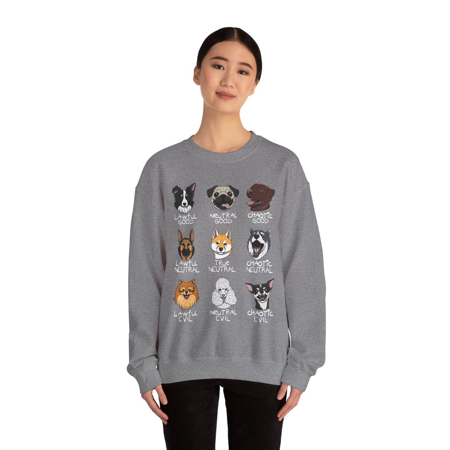 DnD Dog Alignments Unisex Sweatshirt