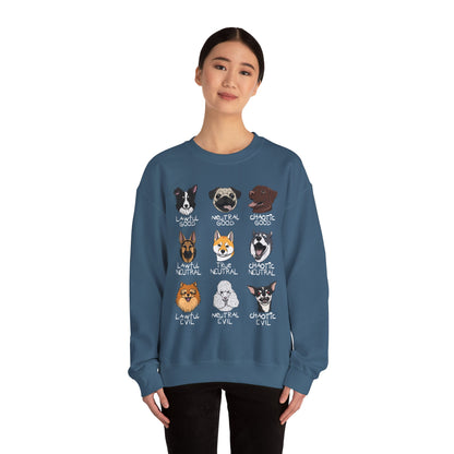 DnD Dog Alignments Unisex Sweatshirt