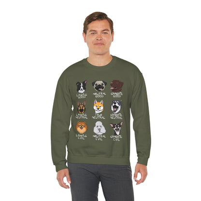 DnD Dog Alignments Unisex Sweatshirt