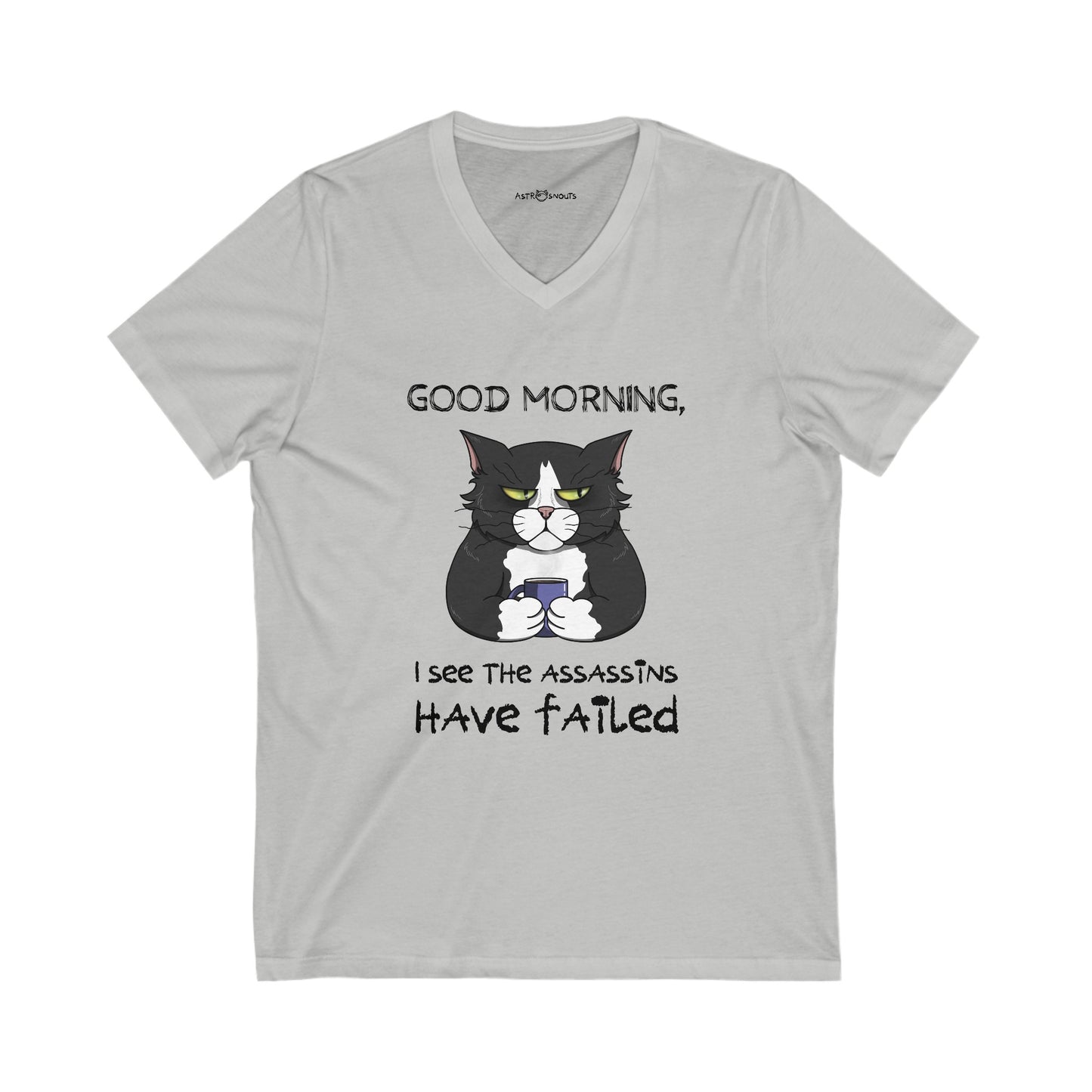 Good Morning Unisex V-Neck T-shirt