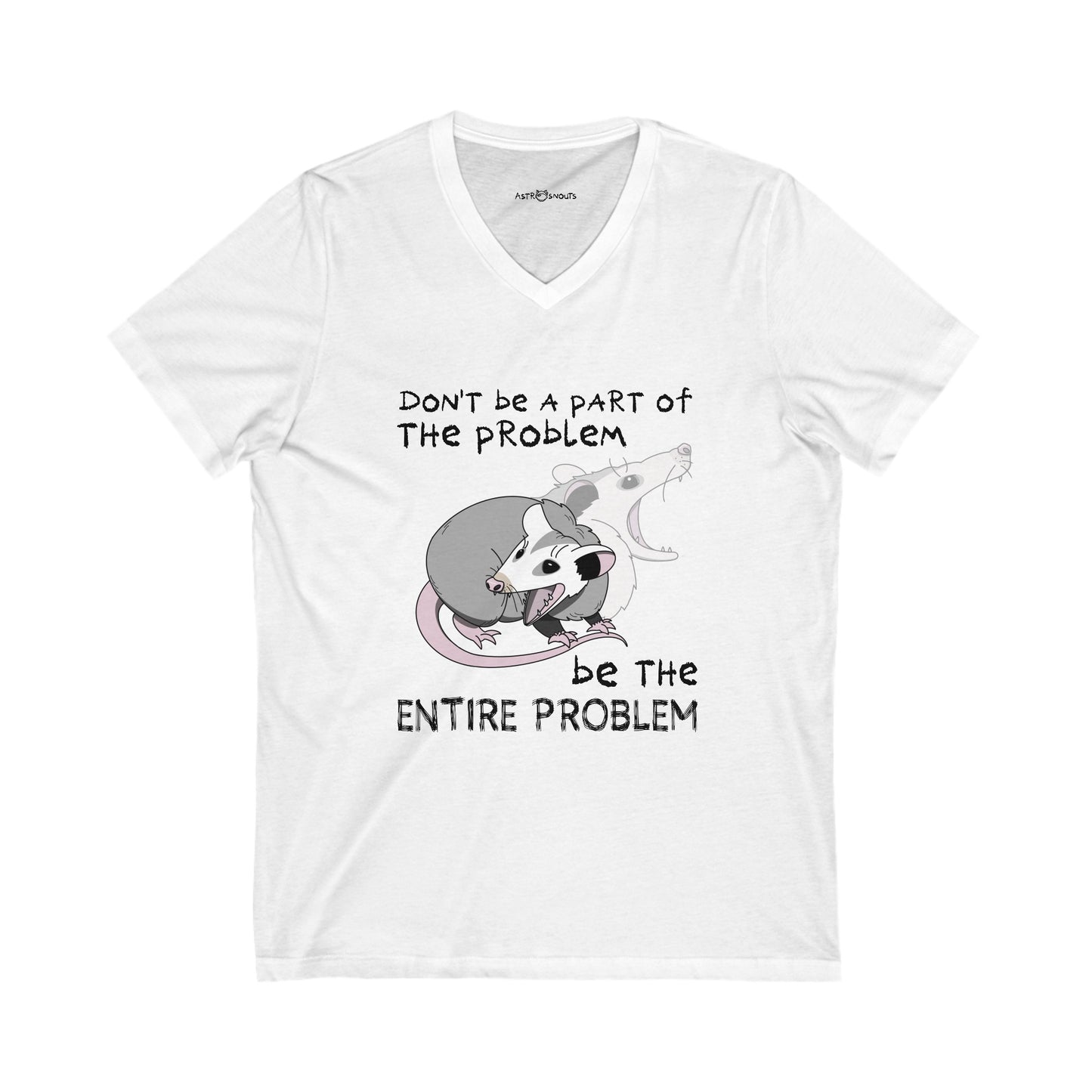 The Problem Unisex V-Neck T-shirt