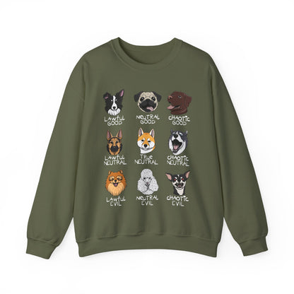 DnD Dog Alignments Unisex Sweatshirt