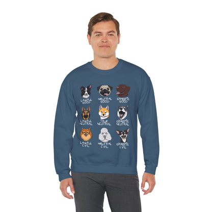 DnD Dog Alignments Unisex Sweatshirt