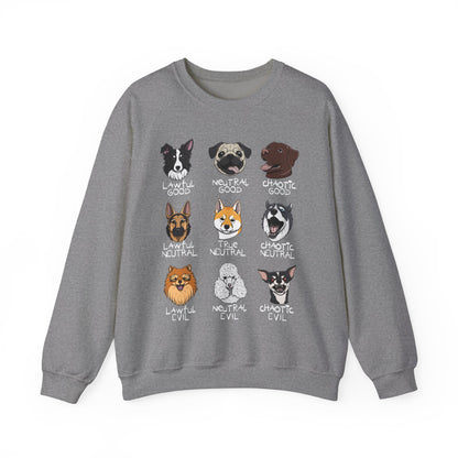 DnD Dog Alignments Unisex Sweatshirt