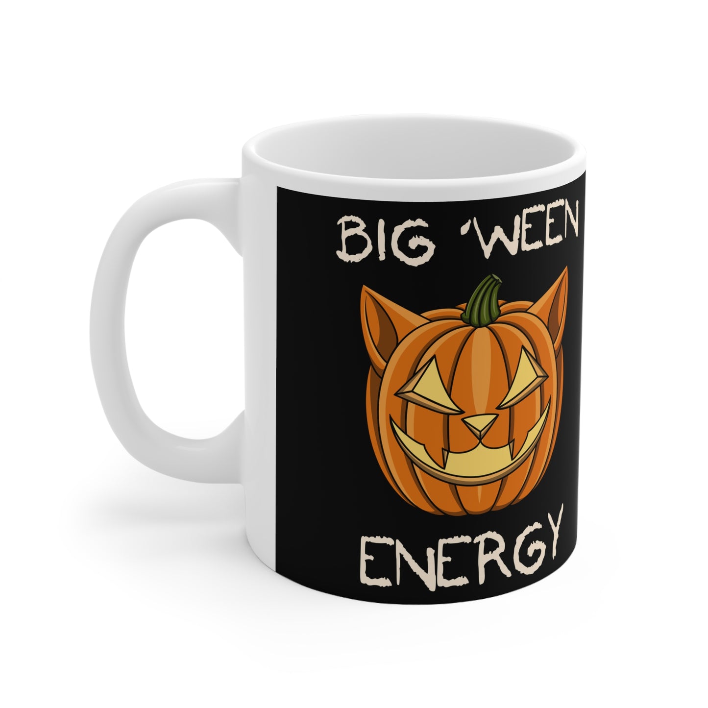 Halloween Energy Black & White Mug