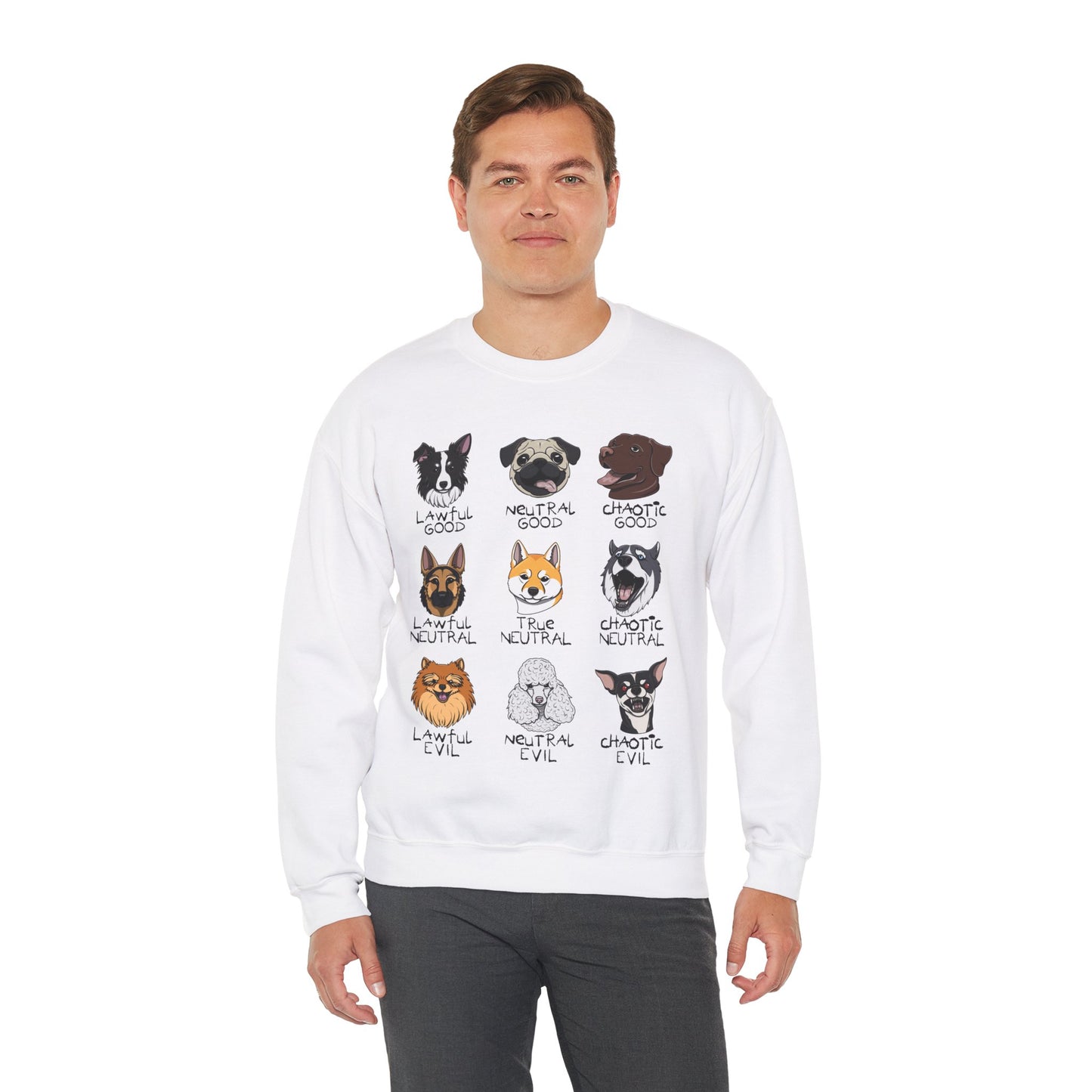 DnD Dog Alignments Unisex Sweatshirt