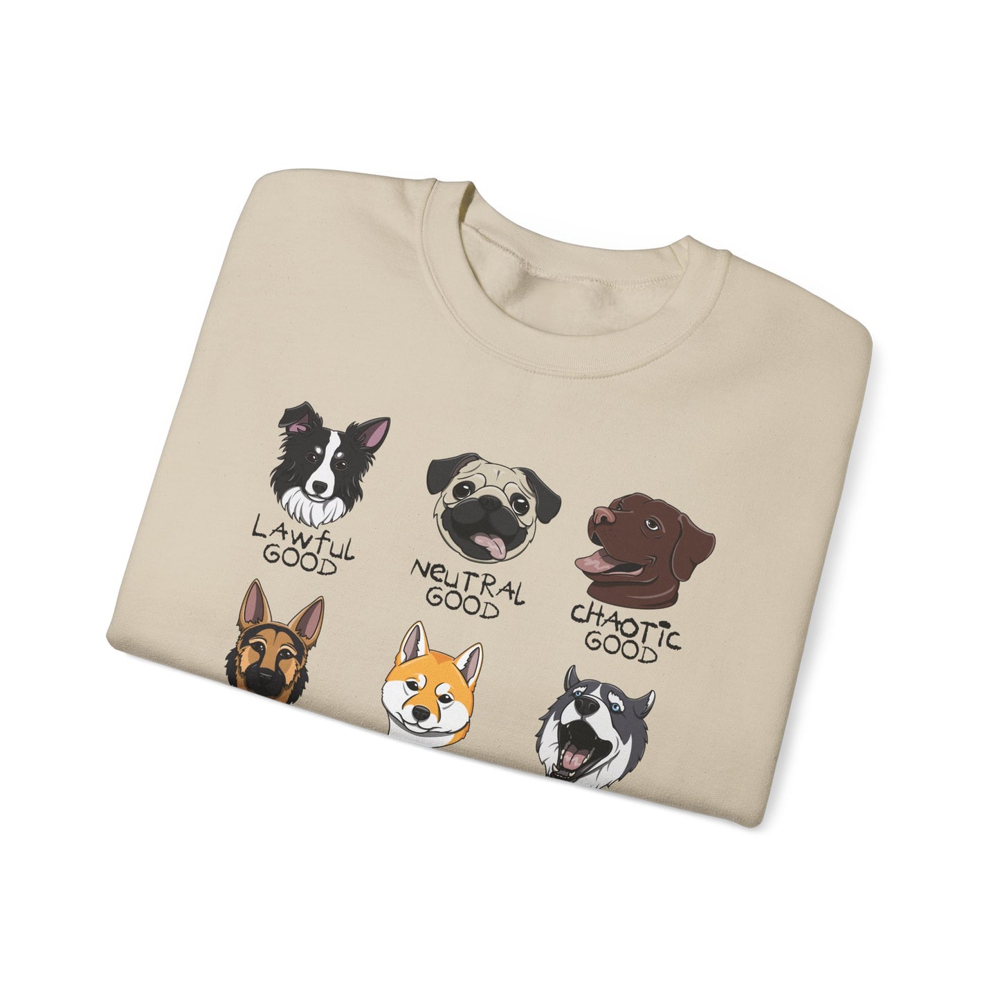 DnD Dog Alignments Unisex Sweatshirt