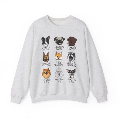 DnD Dog Alignments Unisex Sweatshirt