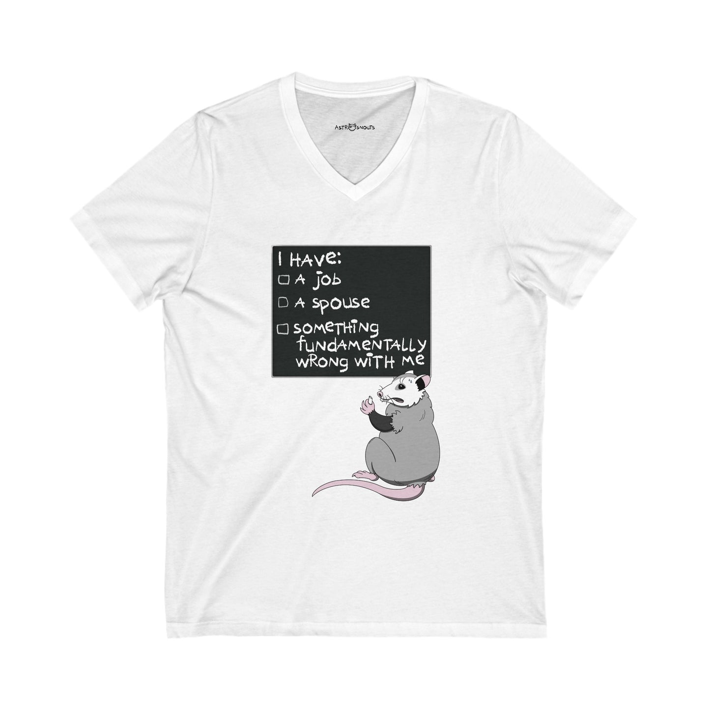 Tick The Box Unisex V-Neck T-shirt