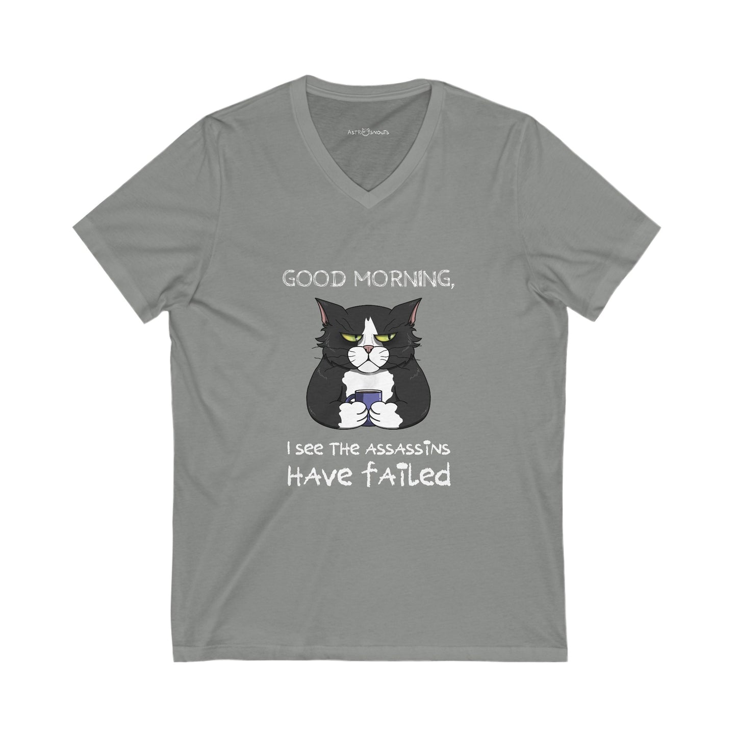 Good Morning Unisex V-Neck T-shirt