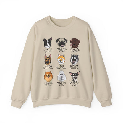 DnD Dog Alignments Unisex Sweatshirt