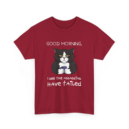 Good Morning Unisex Heavy Cotton Tee