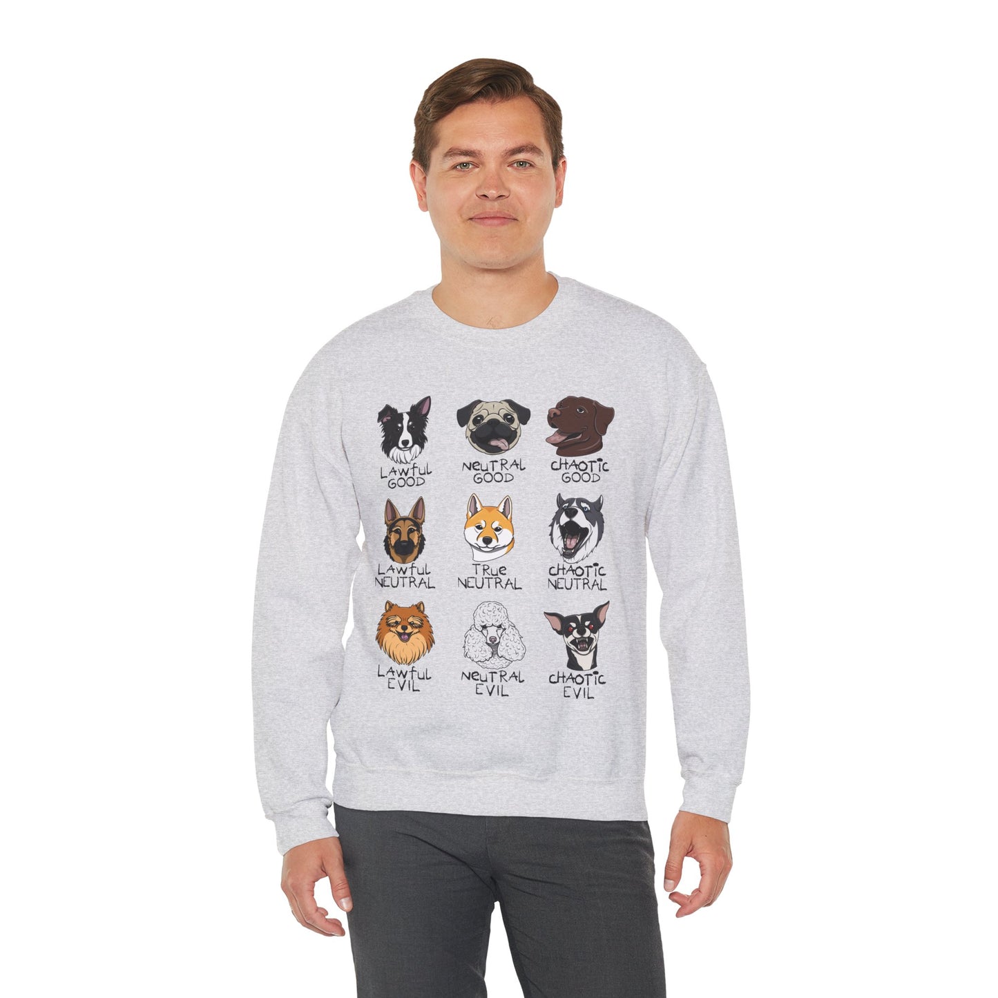 DnD Dog Alignments Unisex Sweatshirt