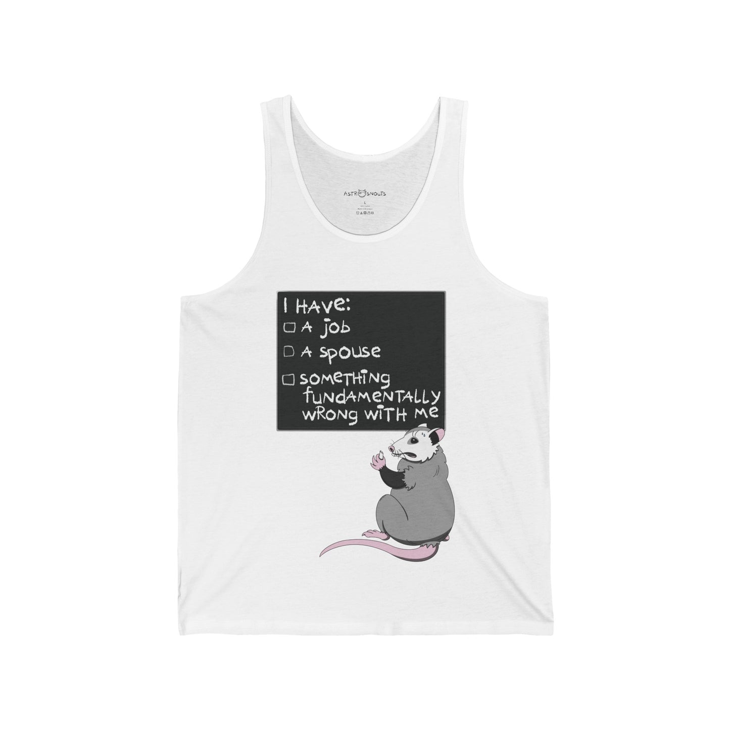 Tick The Box Unisex Tanktop