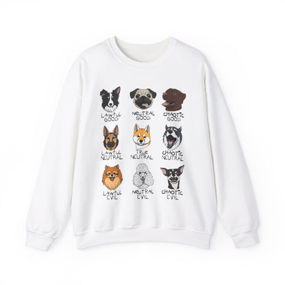 DnD Dog Alignments Unisex Sweatshirt