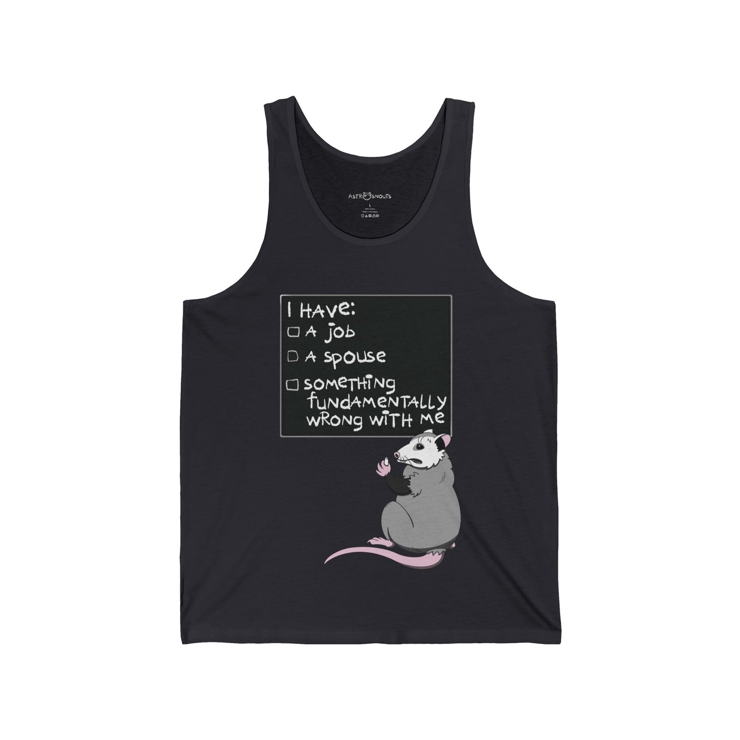 Tick The Box Unisex Tanktop