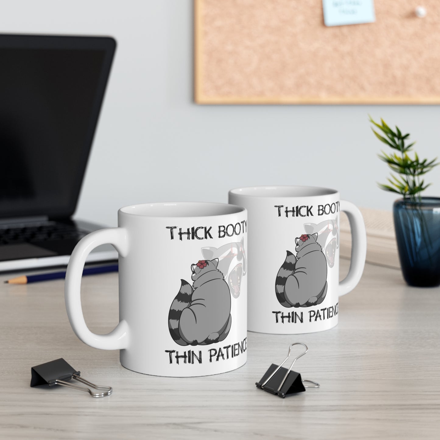 Thic'n'thin White Mug