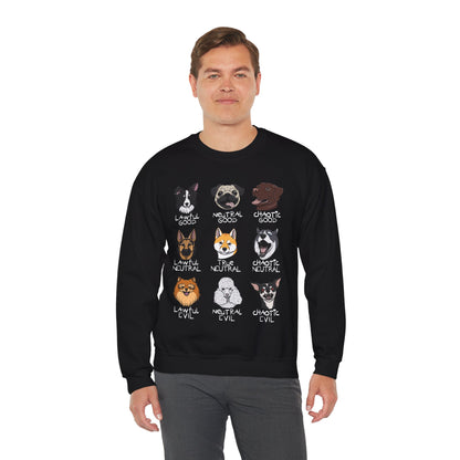 DnD Dog Alignments Unisex Sweatshirt