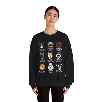 DnD Dog Alignments Unisex Sweatshirt